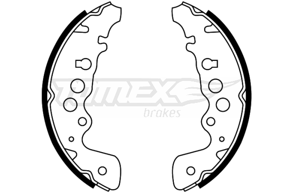 Tomex Brakes Szczęki hamulcowe TOMEX 2204 5320065D00 2204