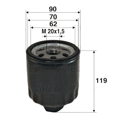 Filtr oleju VALEO 586020 W932 586020
