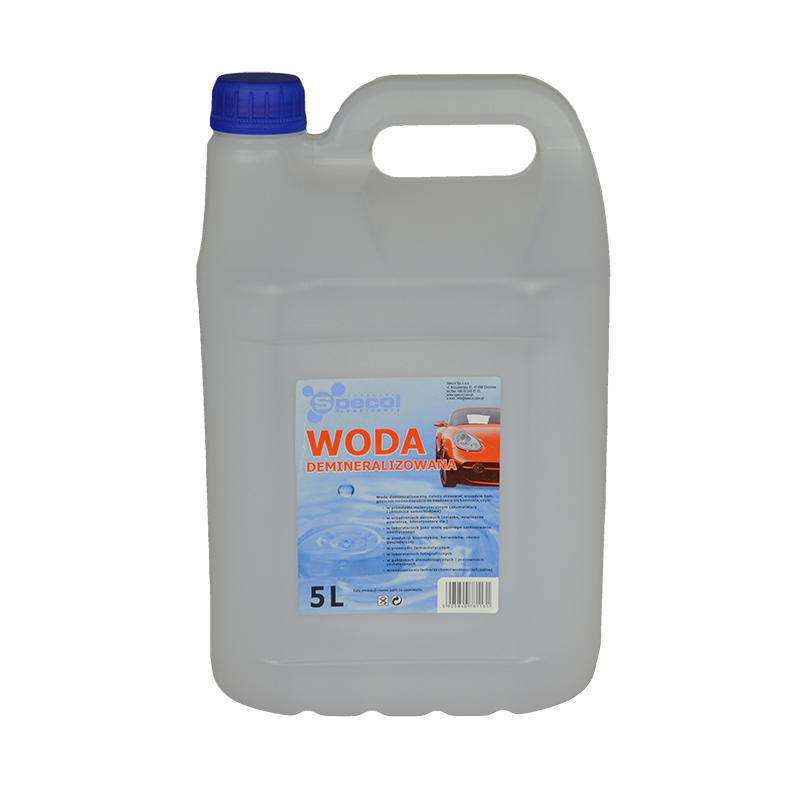 WODA DEMINERALIZOWANA SPECOL WODA DEMI 5 AT58E 5L