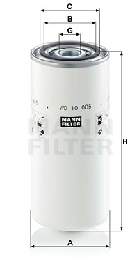 FILTR OLEJU MANN-FILTER WD10005 NEW HOLLAND TCE WD10005