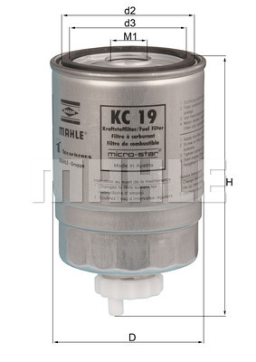 FILTR PALIWA DAF CLASS LIEBHERR KC19