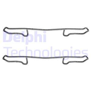 DELPHI Zestaw akcesoriów, klocki hamulcowe LX0108