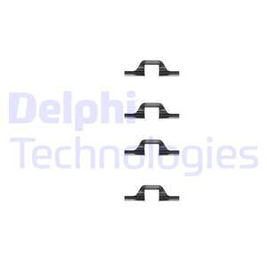 DELPHI Zestaw akcesoriów, klocki hamulcowe LX0260