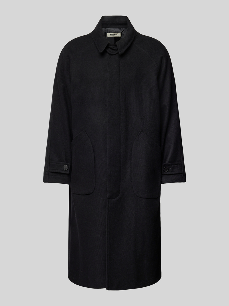 Płaszcz z wykładanym kołnierzem model ‘Bergt’