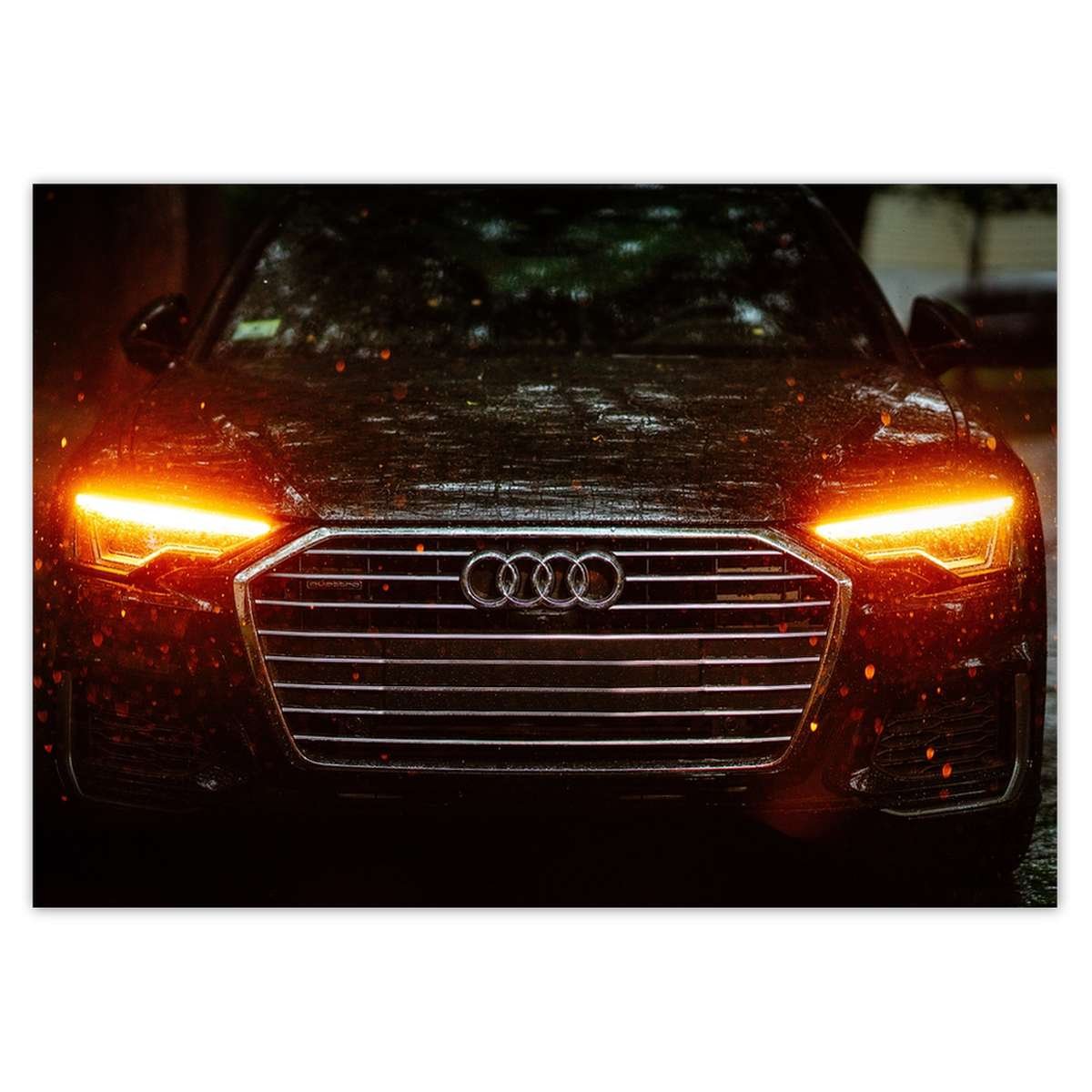 Naklejka ścienna A4 POZIOM Audi
