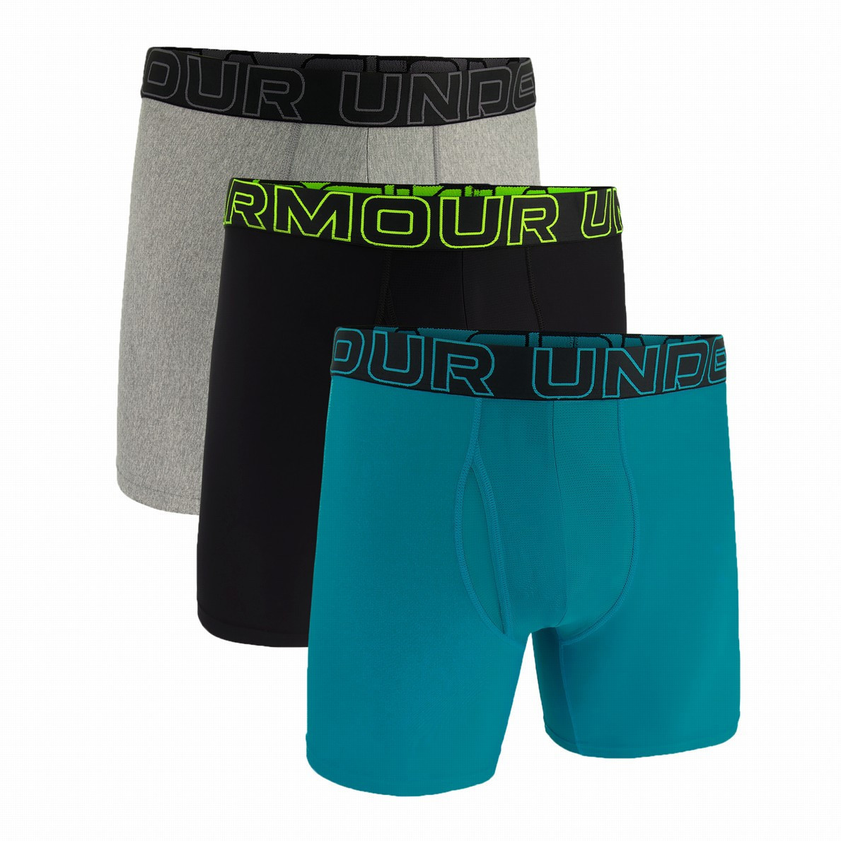 Męskie bokserki Under Armour Perf Tech 6in Rozmiar: XL / Kolor: niebieski