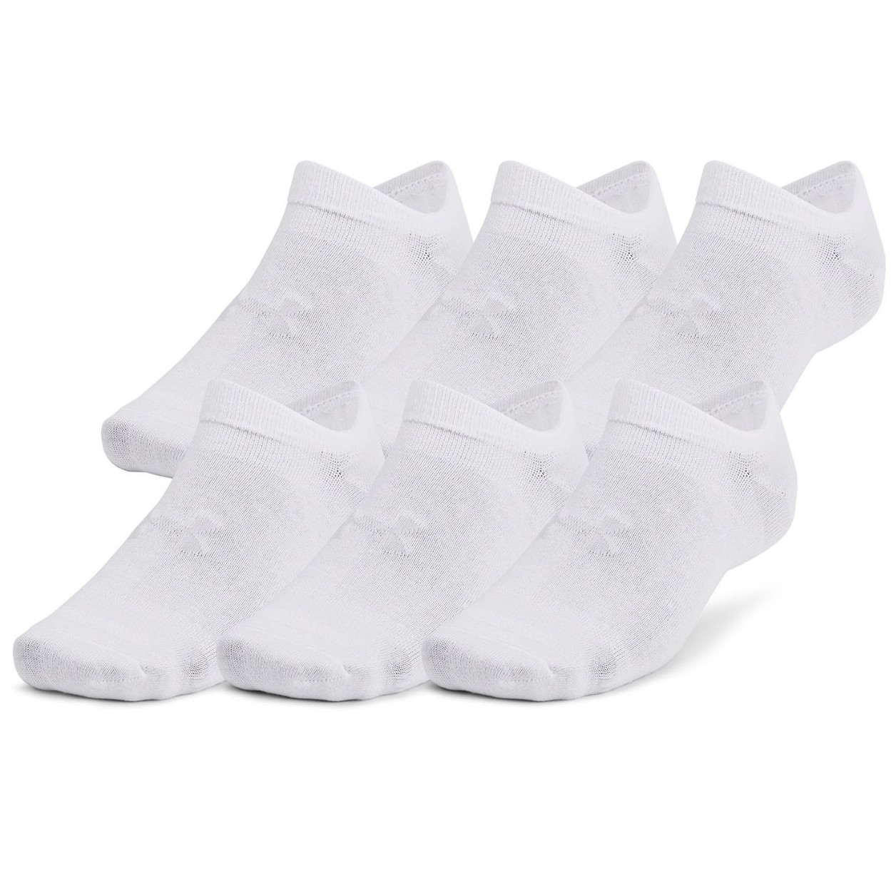 Zestaw skarpetek Under Armour Essential No Show 6pk Rozmiar skarpet: 36,5-42 / Kolor: biały