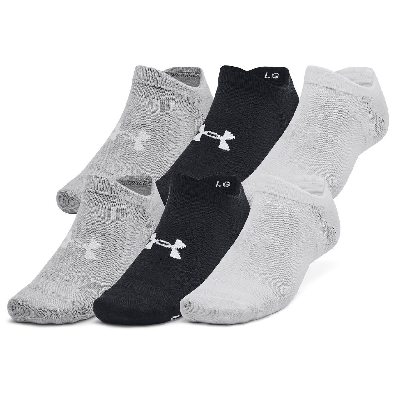 Zestaw skarpetek Under Armour Essential No Show 6pk Rozmiar skarpet: 36,5-42 / Kolor: mix1