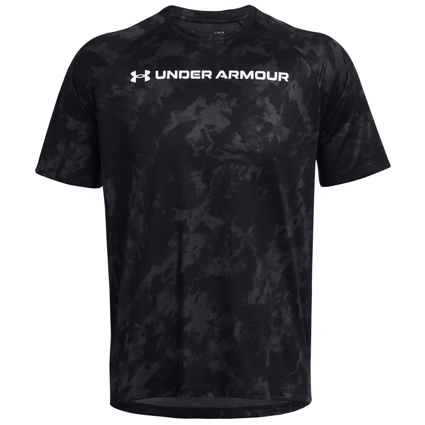 Koszulka męska Under Armour Tech ABC Camo SS Rozmiar: L / Kolor: czarny