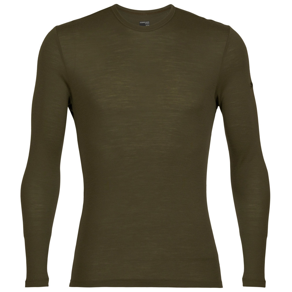 Koszulka męska Icebreaker Mens 175 Everyday LS Crewe Rozmiar: XL / Kolor: zielony