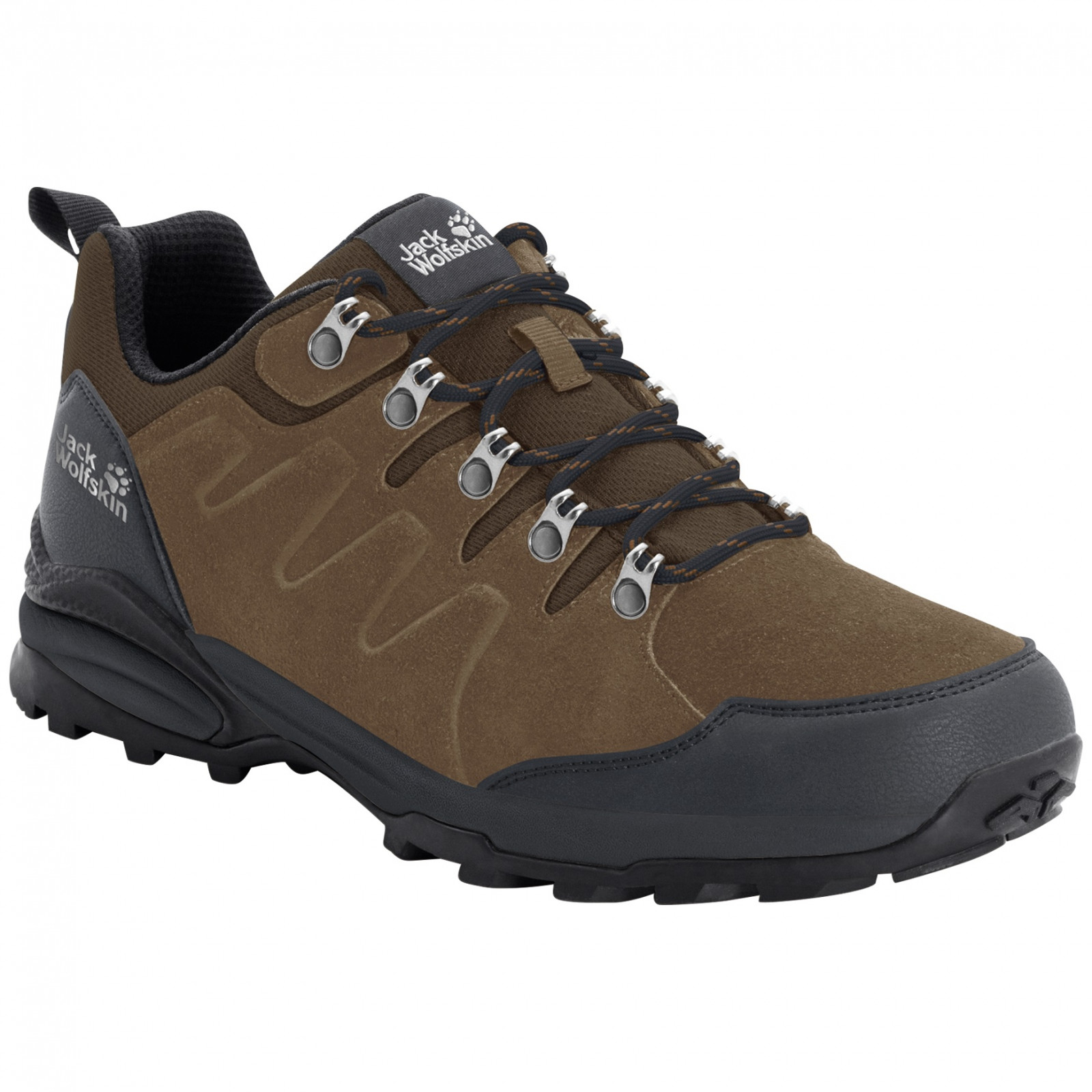 Buty męskie Jack Wolfskin Refugio Texapore Low M Rozmiar butów (UE): 47 / Kolor: brązowy