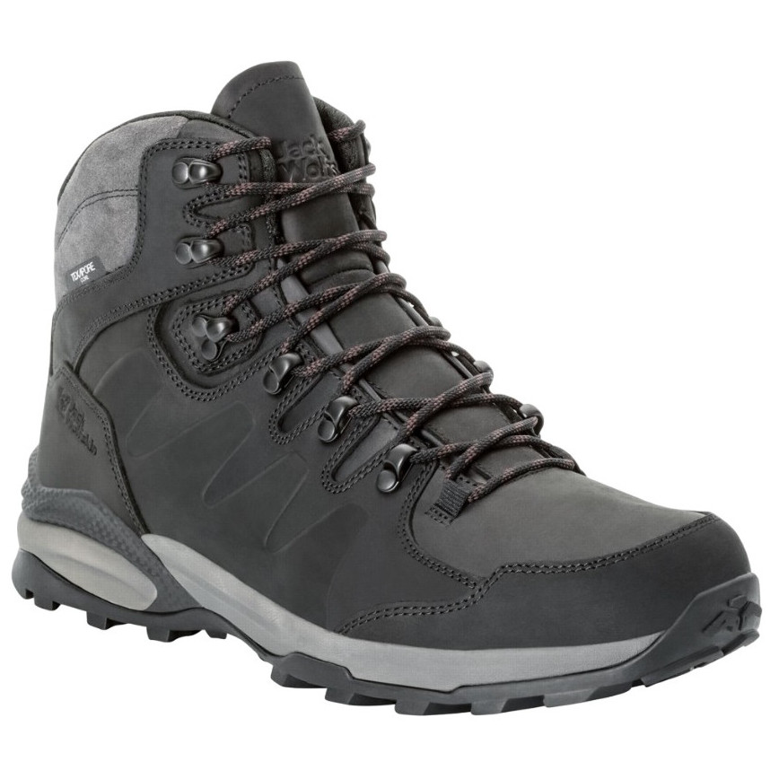 Buty trekkingowe męskie Jack Wolfskin Refugio Prime Texapore Mid M Rozmiar butów (UE): 47 / Kolor: czarny