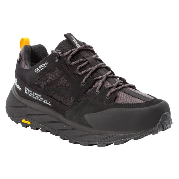 Buty męskie Jack Wolfskin Terraquest Texapore Low M Rozmiar butów (UE): 44,5 / Kolor: czarny