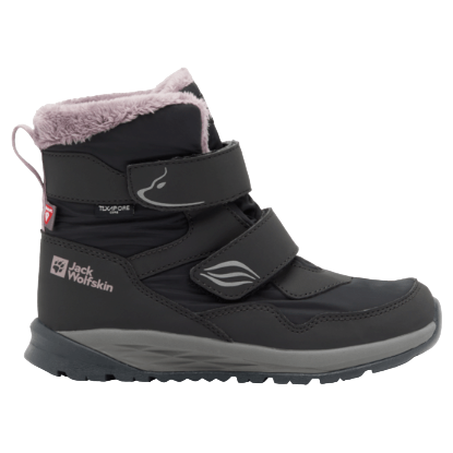 Dziecięce buty zimowe Jack Wolfskin Polar Bear-G Texapore Mid Vc K Rozmiar butów (UE): 35 / Kolor: czarny/szary