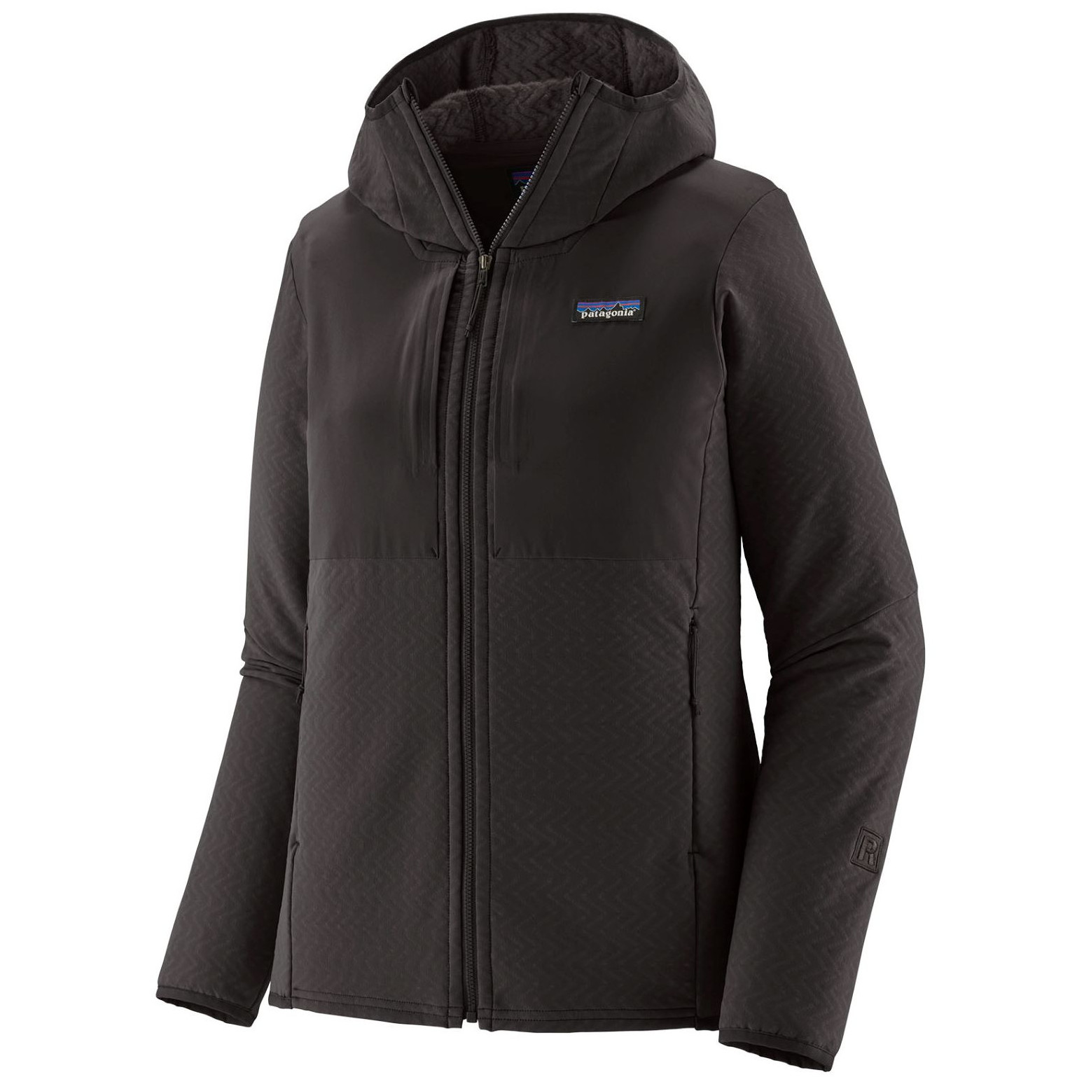 Bluza damska Patagonia W's R2 CrossStrata Hoody Rozmiar: M / Kolor: czarny