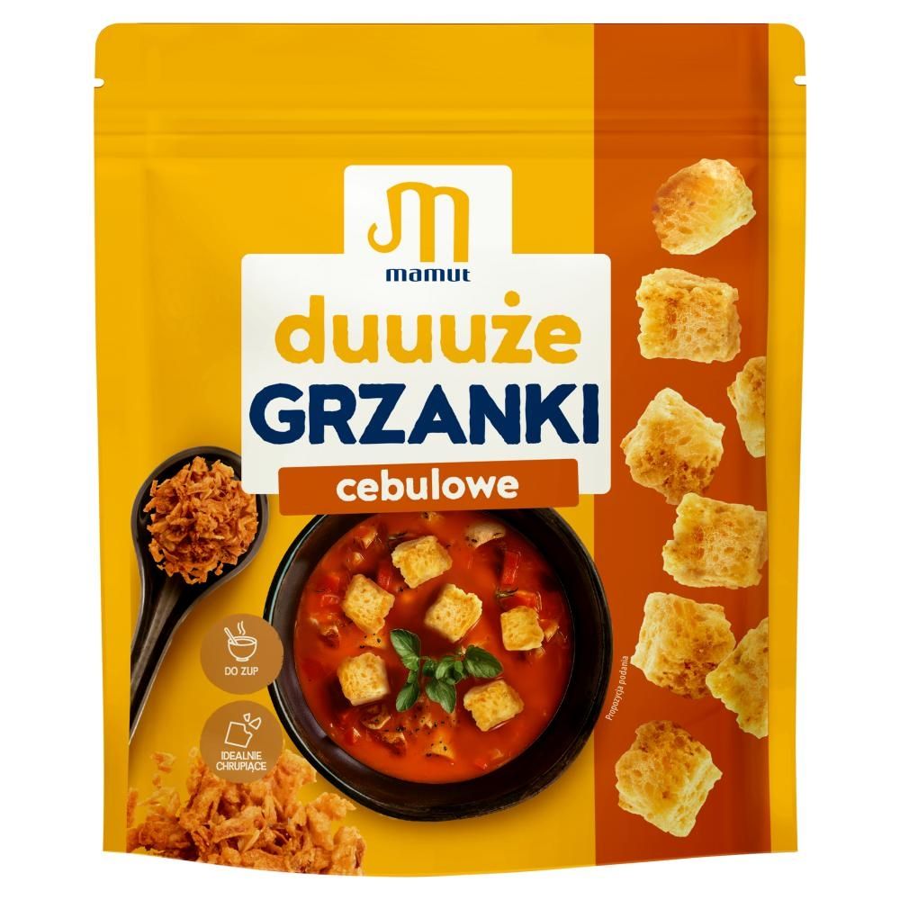 Mamut Grzanki duuuże cebulowe 110 g