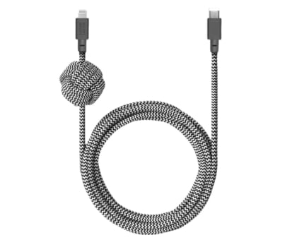 Native Union Night Cable USB-C – Lightning 3m zebra