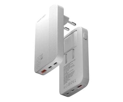 Mobile Origin 65W GaN III Slim Charger dual USB-C single USB-A white - darmowy odbiór w 22 miastach i bezpłatny zwrot Paczkomatem aż do 15 dni