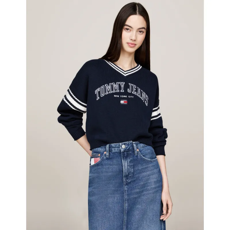 Tommy Jeans Sweter VARSITY | Regular Fit