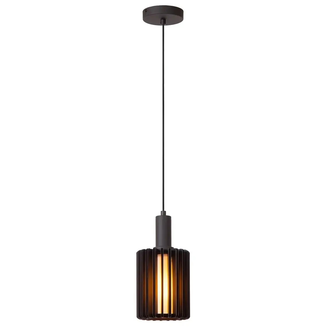 Loftowa wisząca lampa Lambres 45410/15/30 Lucide do sypialni czarna