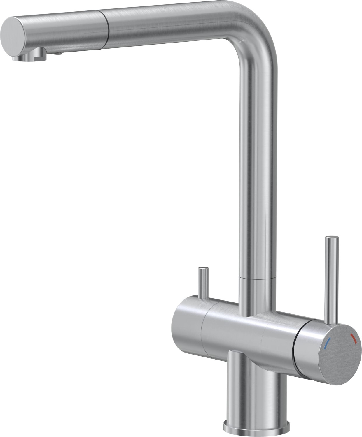 Bateria QUADRON ELLEN PULL-OUT FILTER stal szczotkowana (INOX) (3673512_BS)