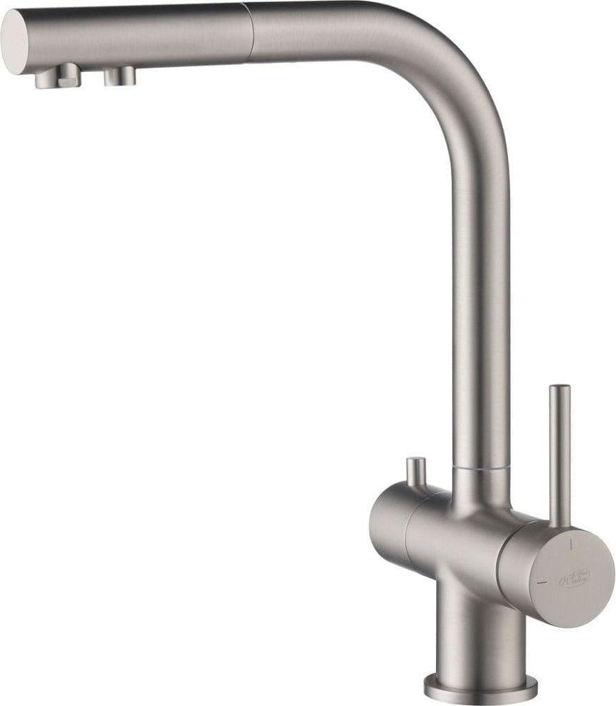 Bateria BLUE WATER APALA 4-WAY w kolorze stal szczotkowana INOX (BW-5901730617771)