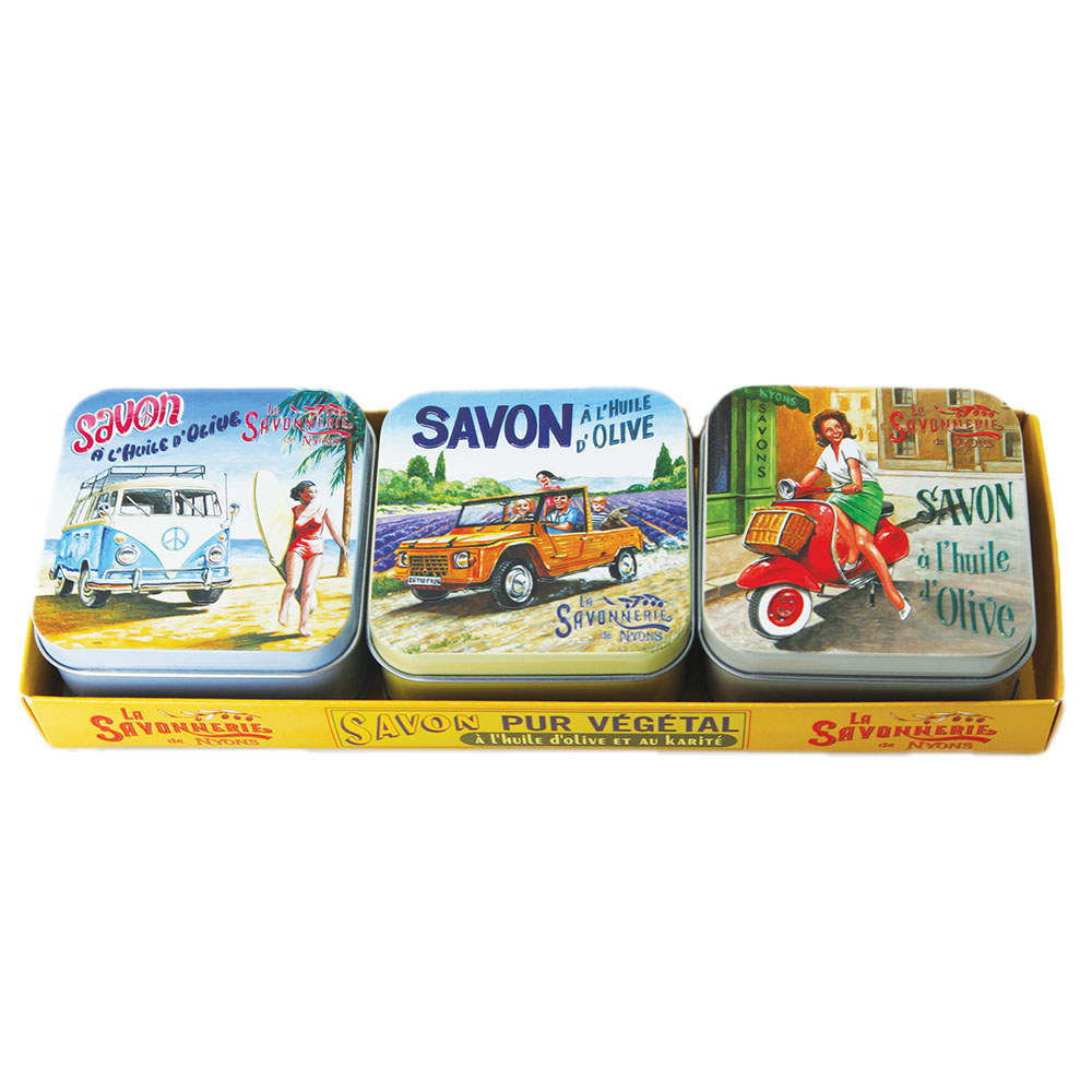 La Savonnerie De Nyons Vintage Werbena Zestaw Mydeł 300 g