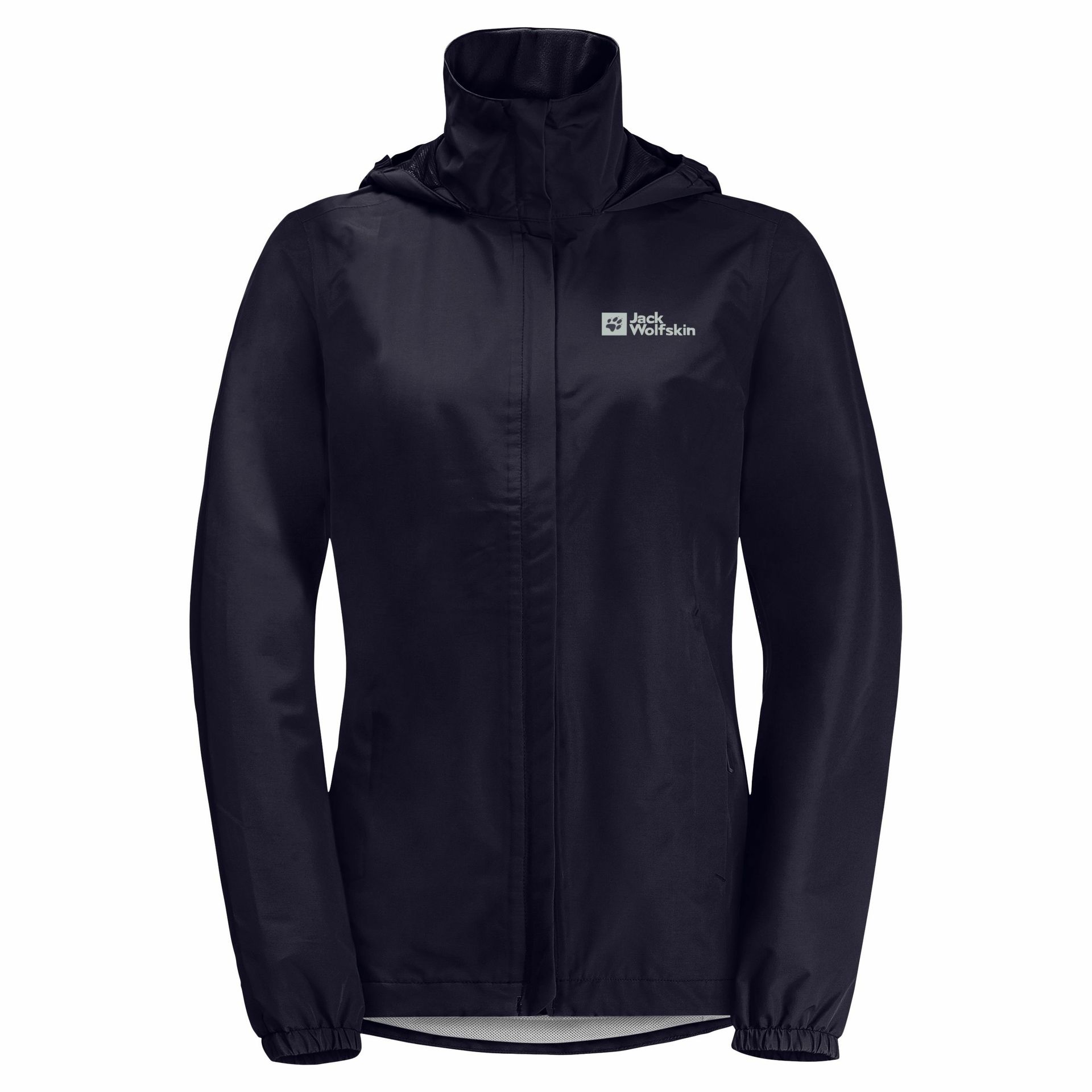 Damska kurtka przeciwdeszczowa Jack Wolfskin STORMY POINT 2L JKT W Graphite - XS