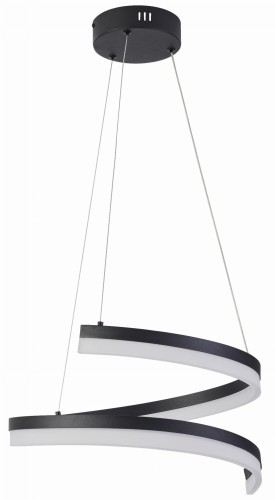 Monacor - lampa wisząca LED czarny mat. 1x28W 2240Lm. 342501-30