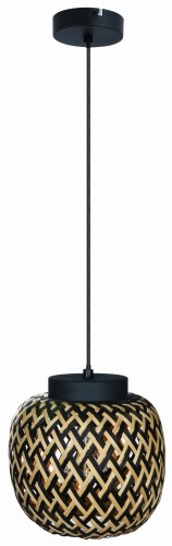 Elaine - lampa wisząca czarny mat. 1xE27 40W 342201-30