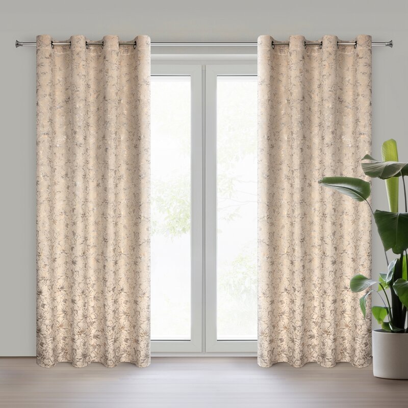 Eurofirany, Zasłona, ZAS/CARMELA/BEŻ 140x250 cm PRZEL