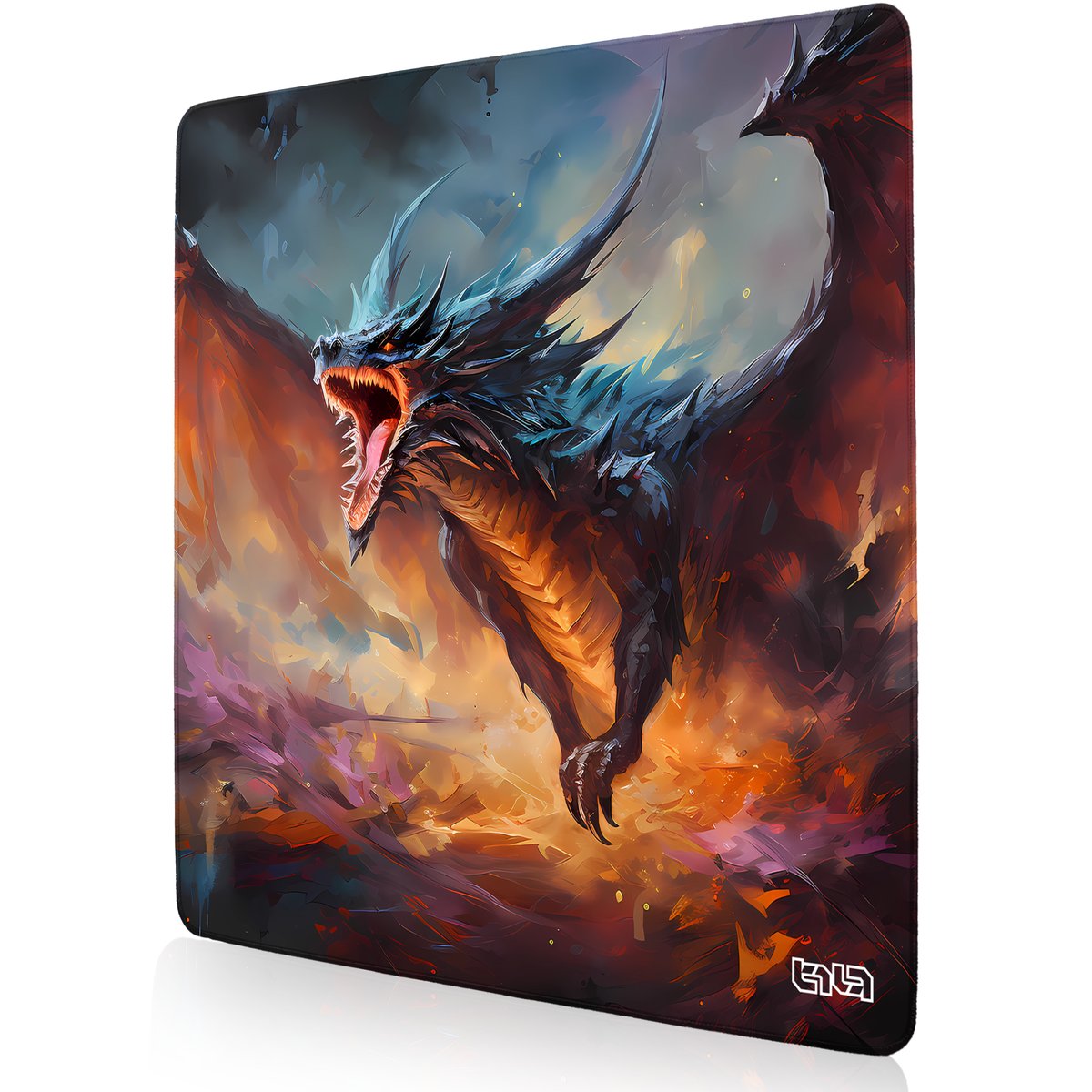 PODKŁADKA GAMINGOWA Smoczy Gniew 30x30 TILT Dla gracza XL Gamingowa