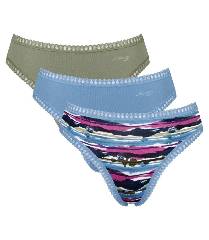 3 x Majtki damskie sloggi GO Crush High leg C3P-S