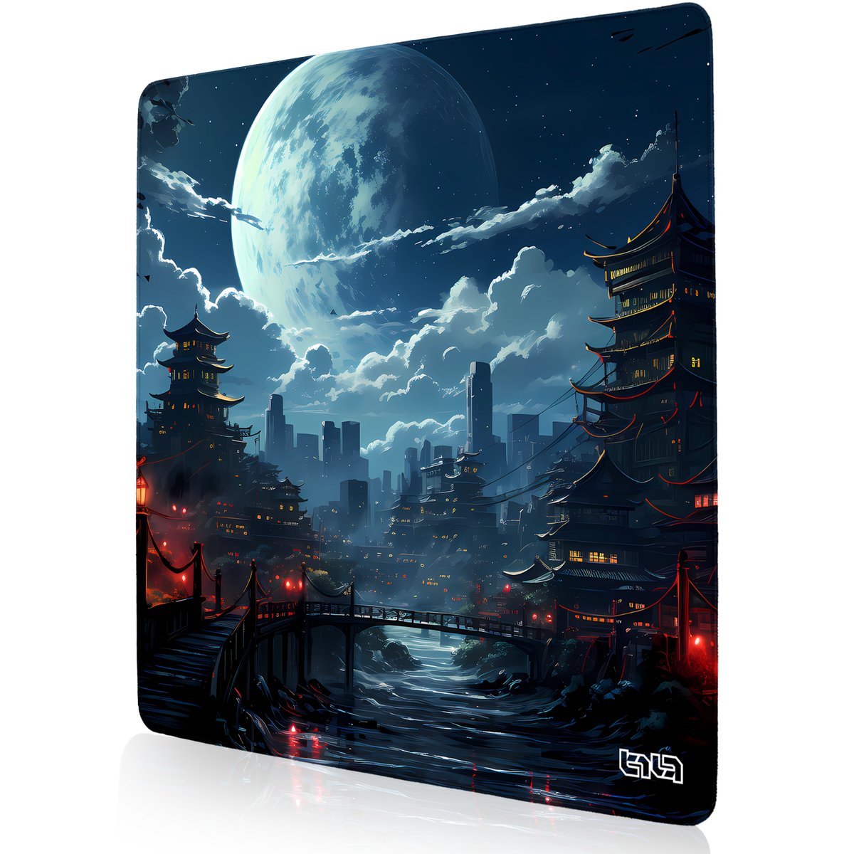 PODKŁADKA POD MYSZKĘ XXL Dwa Światy 30x30 TILT Na biurko Duża Gamingowa