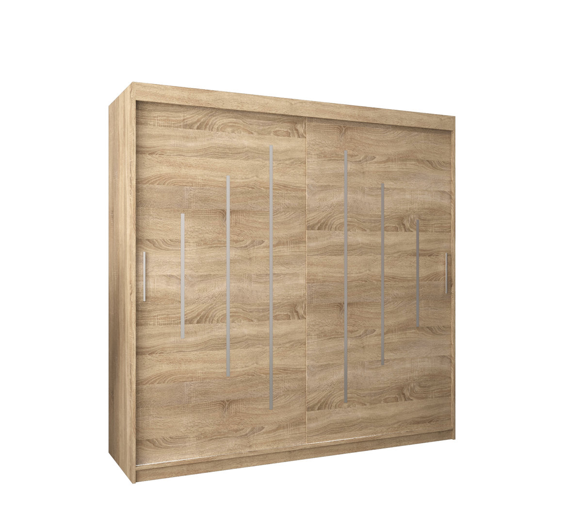 Szafa przesuwna Garderoba YORK 200 gł. 62 sonoma/sonoma