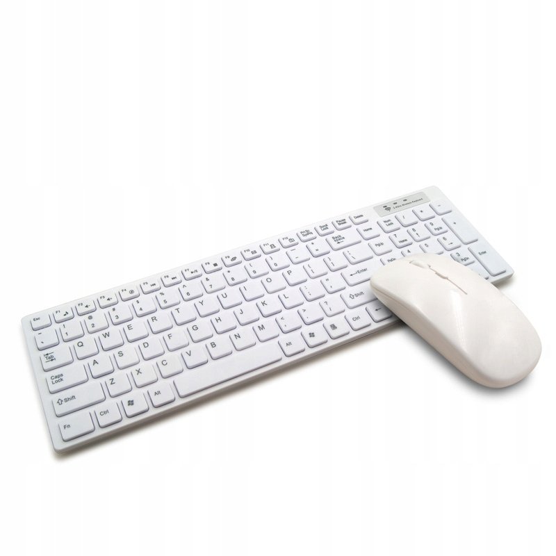 Klawiatura I Myszka Bezprzewodowa Zestaw Cicha Usb Zenwire