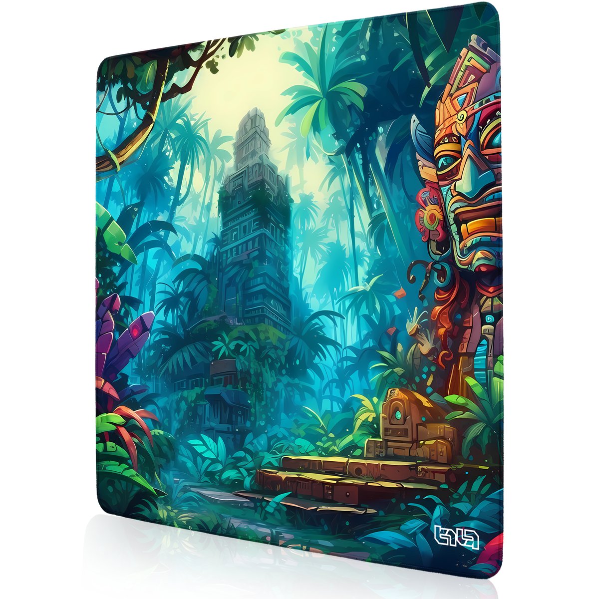 PODKŁADKA POD MYSZKĘ XXL Azteckie Echa 30x30 TILT Dla gracza Gamingowa