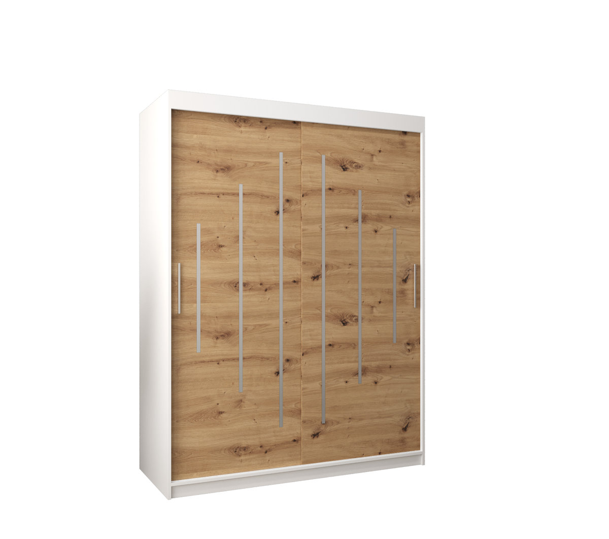 Szafa przesuwna Garderoba YORK 150 gł. 62 biały/artisan