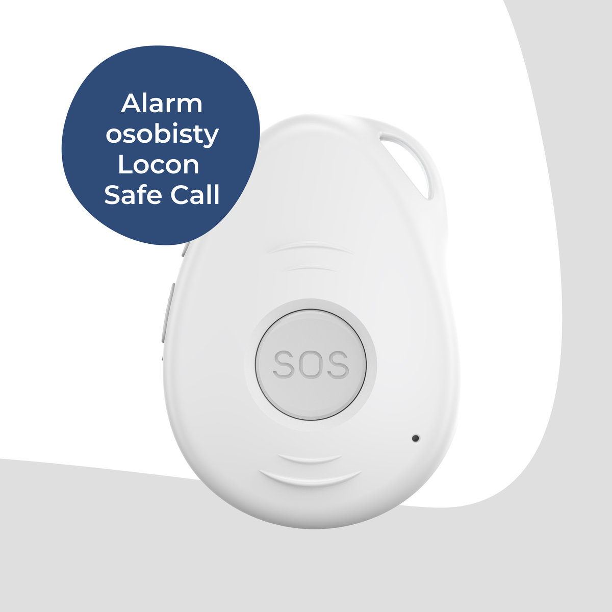 Alarm osobisty Locon Safe Call Biały - polska aplikacja