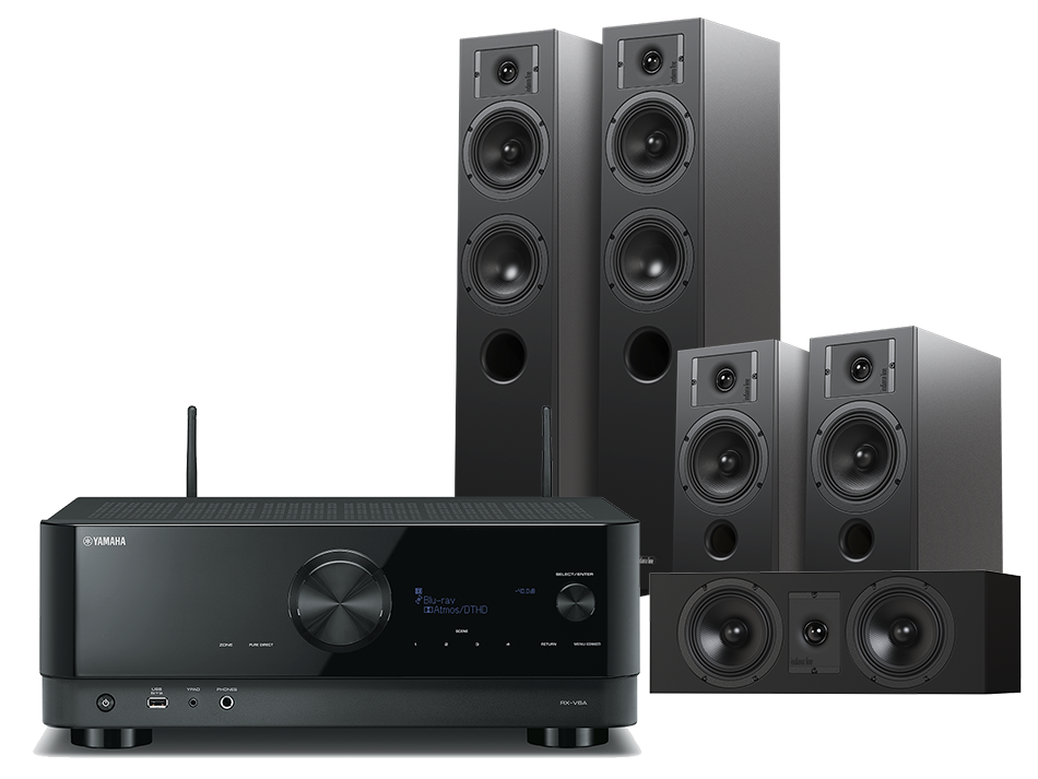 Yamaha RXV-6A (czarny)+ Diva 5 (czarny) +Diva 3 (czarny) + Diva 7 (czarny)