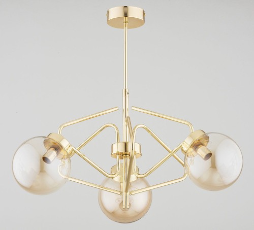 Barsum Mix lampa wisząca 3xE14 złota 62423
