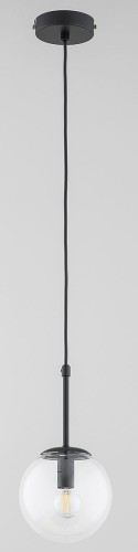Sebia lampa wisząca 1xE14 czarna 28741