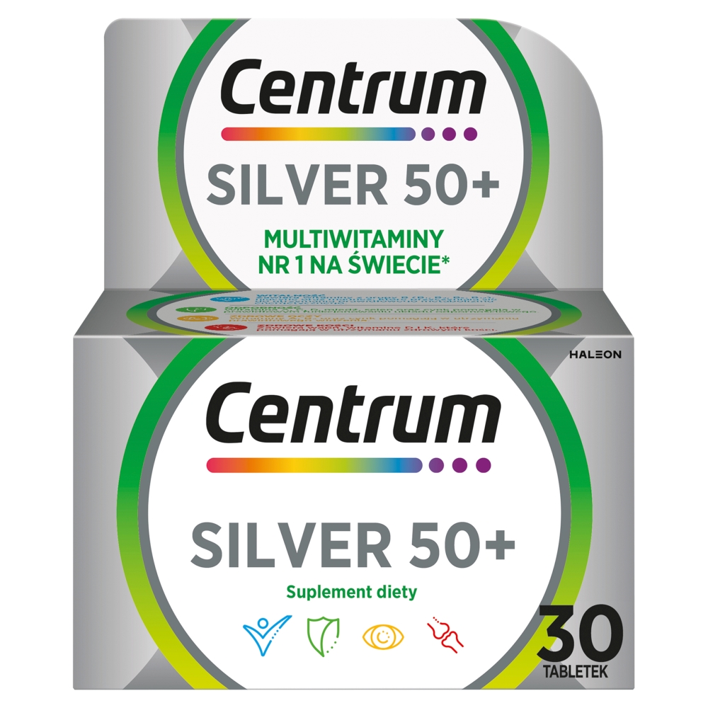 Centrum Silver Zestaw witamin i minerałów, 30 tabletek