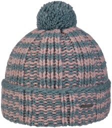 Czapka z Pomponem Valamo by Stetson, różowy-niebieski, One Size