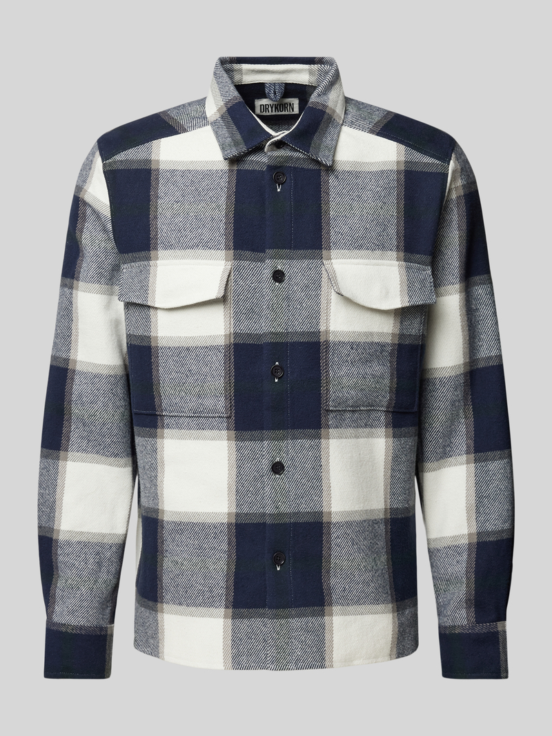 Kurtka koszulowa o kroju regular fit z kieszeniami z patką na piersi model ‘Gunray’