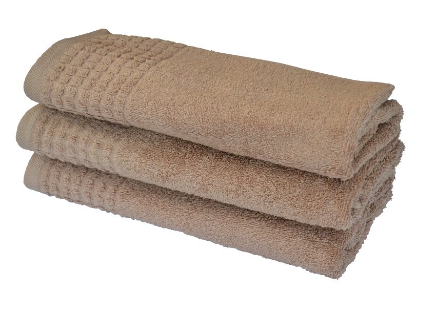 Ręcznik bawełniany Uno 500gram  50x100 beżowy