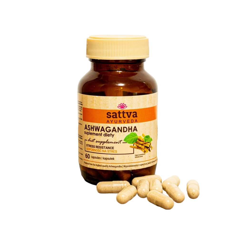 ASHWAGANDHA EKSTRAKT (450 mg) Suplement diety, 60 kaps. - SATTVA