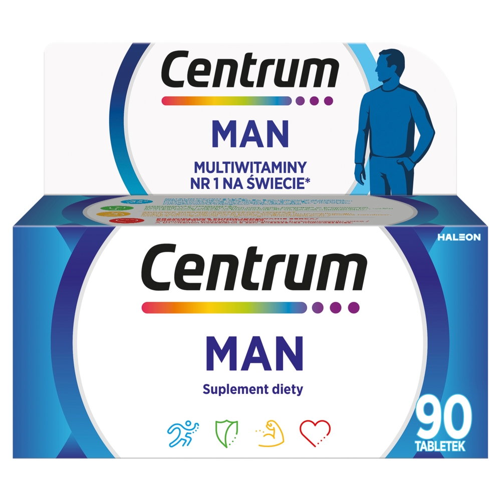 CENTRUM On Multiwitamina Suplement Diety 90 Tabletek