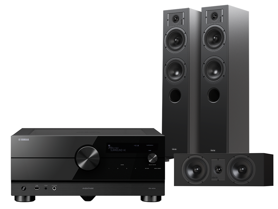 Yamaha RX-A6A (czarny)+ Diva 5 (czarny) + Diva 7 (czarny)