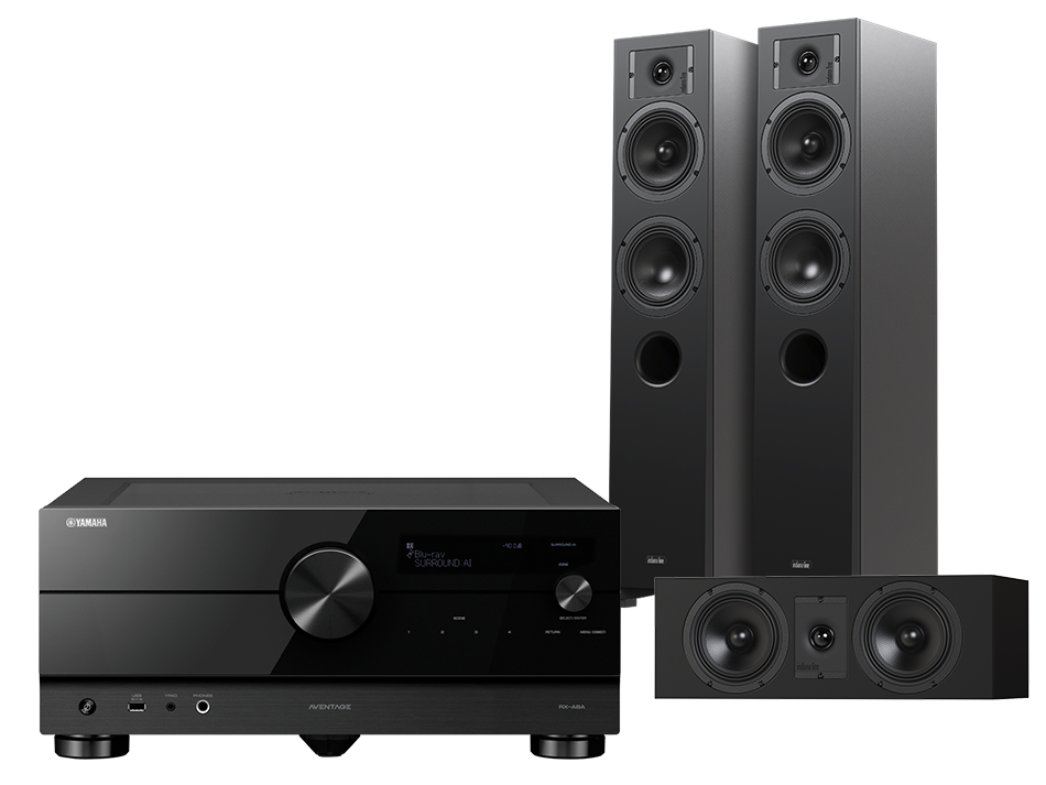 Yamaha RX-A8A (czarny) + Diva 5 (czarny) + Diva 7 (czarny)